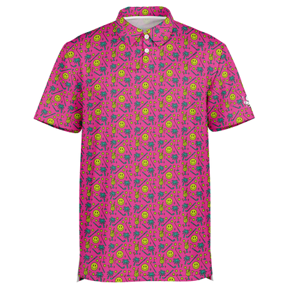 Smiley in Pink Polo
