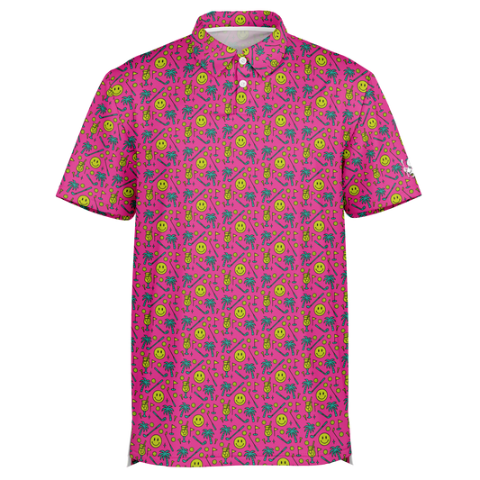 Smiley in Pink Polo
