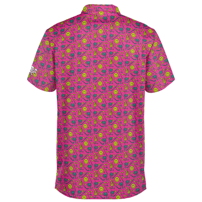 Smiley in Pink Polo