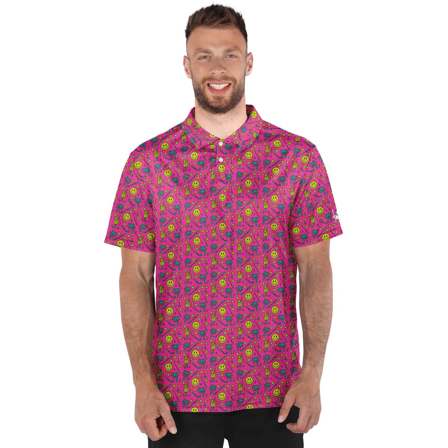 Smiley in Pink Polo