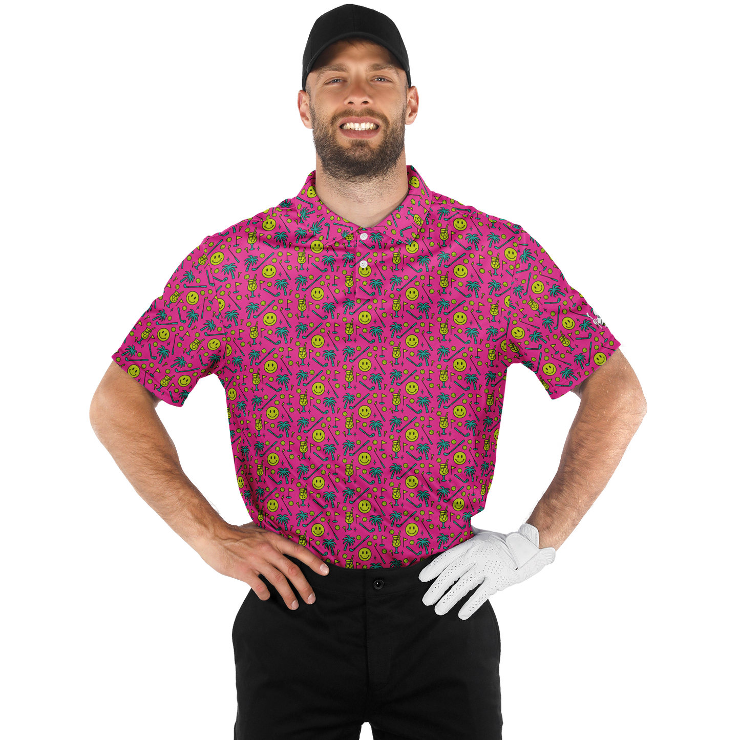 Smiley in Pink Polo