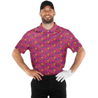Smiley in Pink Polo