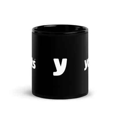 Y00ts Black Glossy Mug