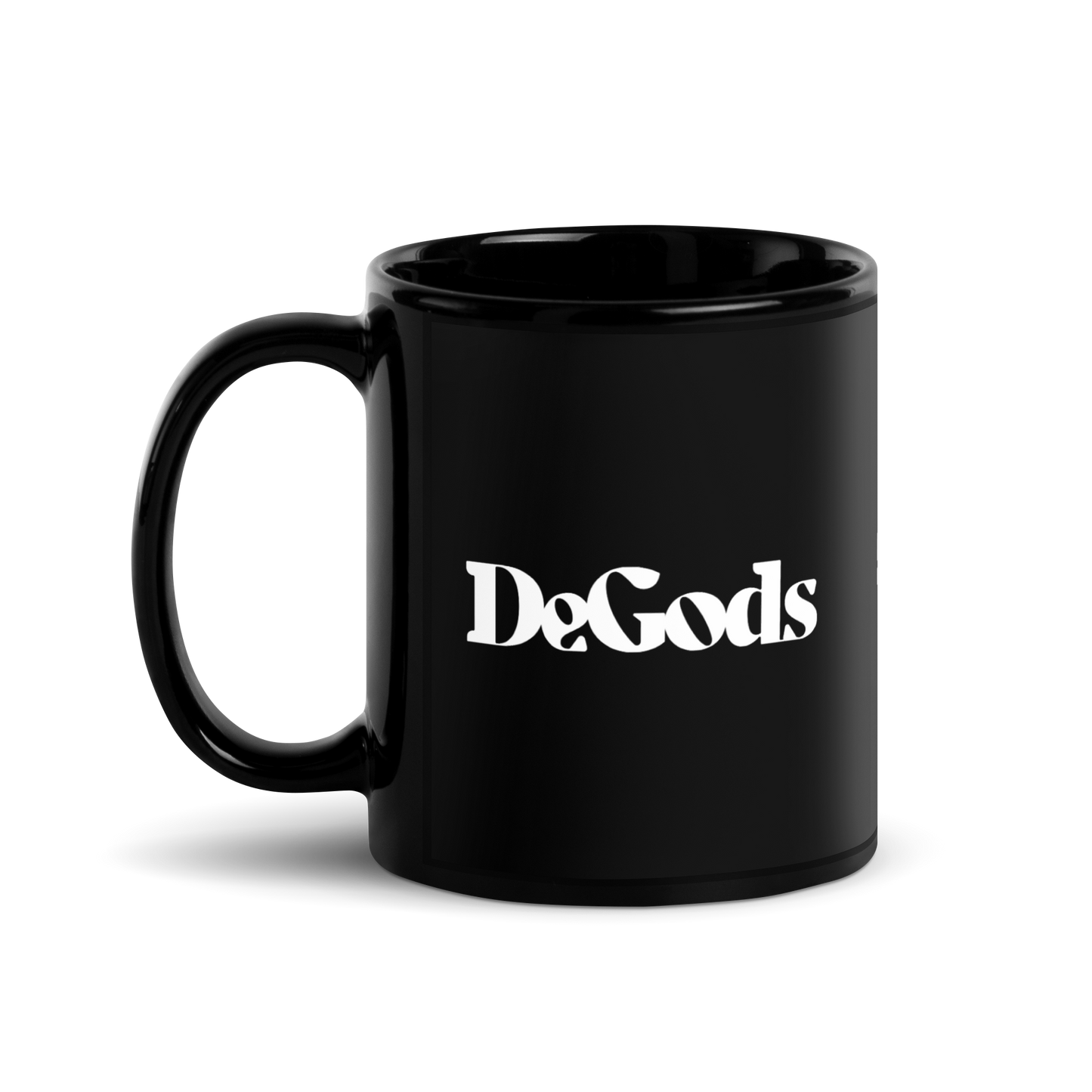 DeGods Black Glossy Mug