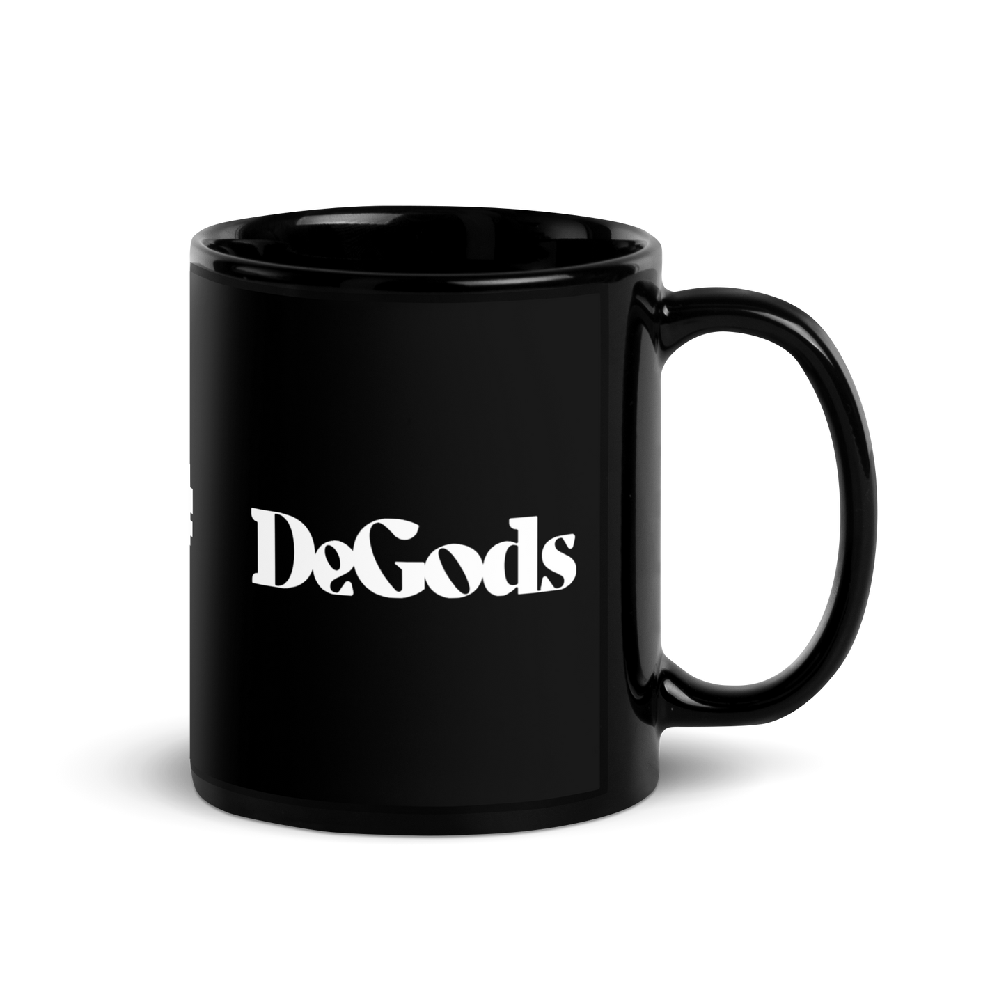 DeGods Black Glossy Mug