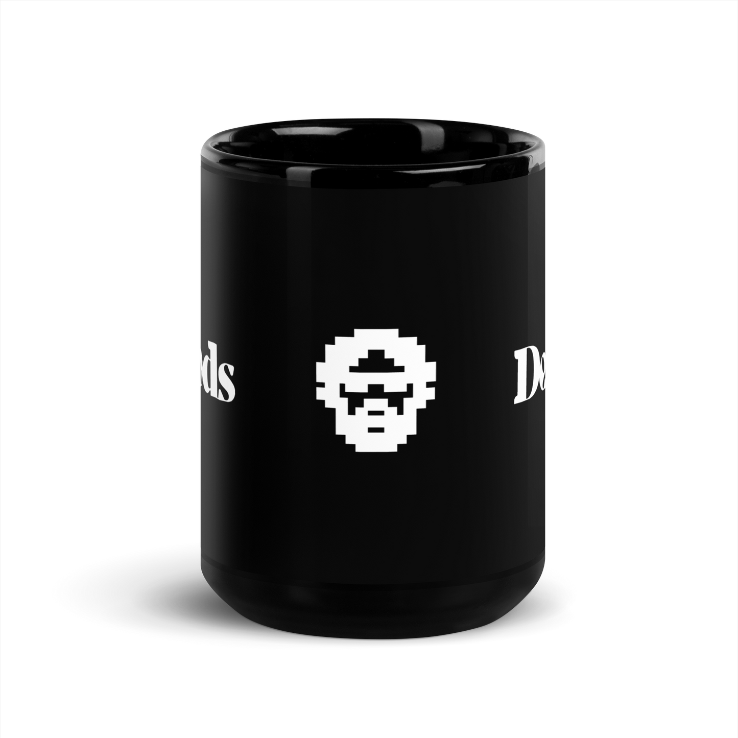 DeGods Black Glossy Mug