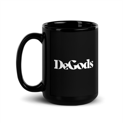 DeGods Black Glossy Mug