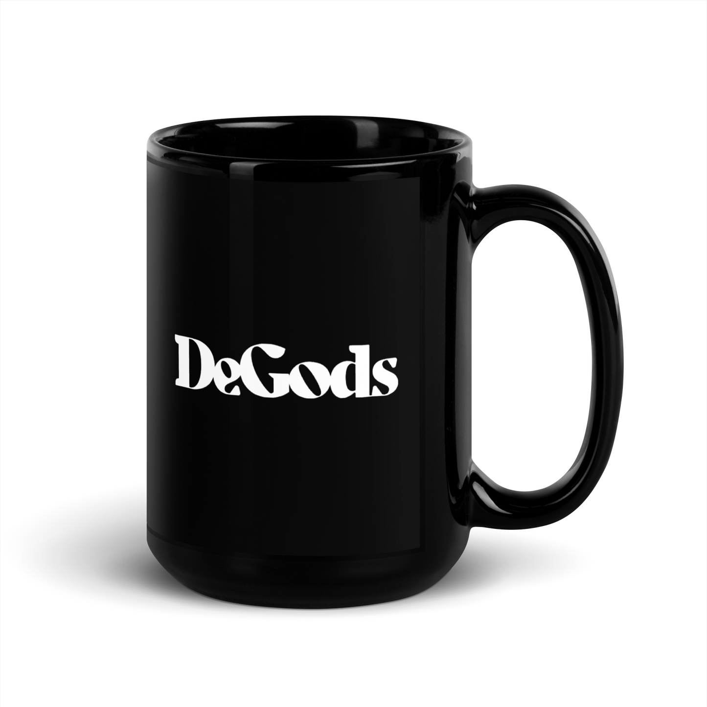 DeGods Black Glossy Mug