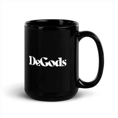 DeGods Black Glossy Mug