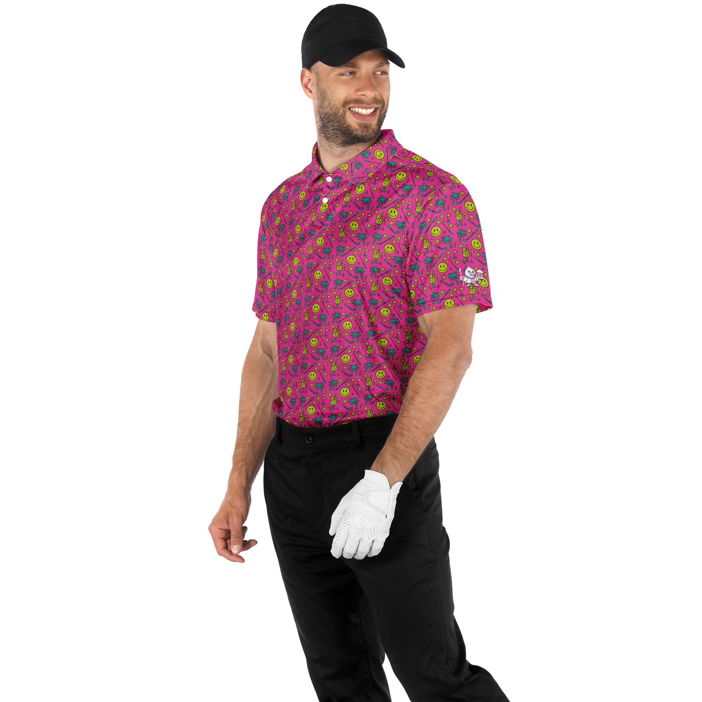 Smiley in Pink Polo