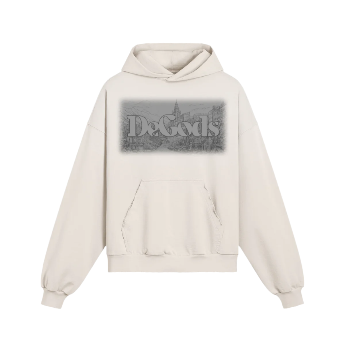 DeGods City Oversized Sun Faded Hoodie