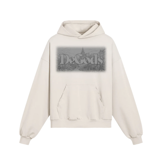 DeGods City Oversized Sun Faded Hoodie