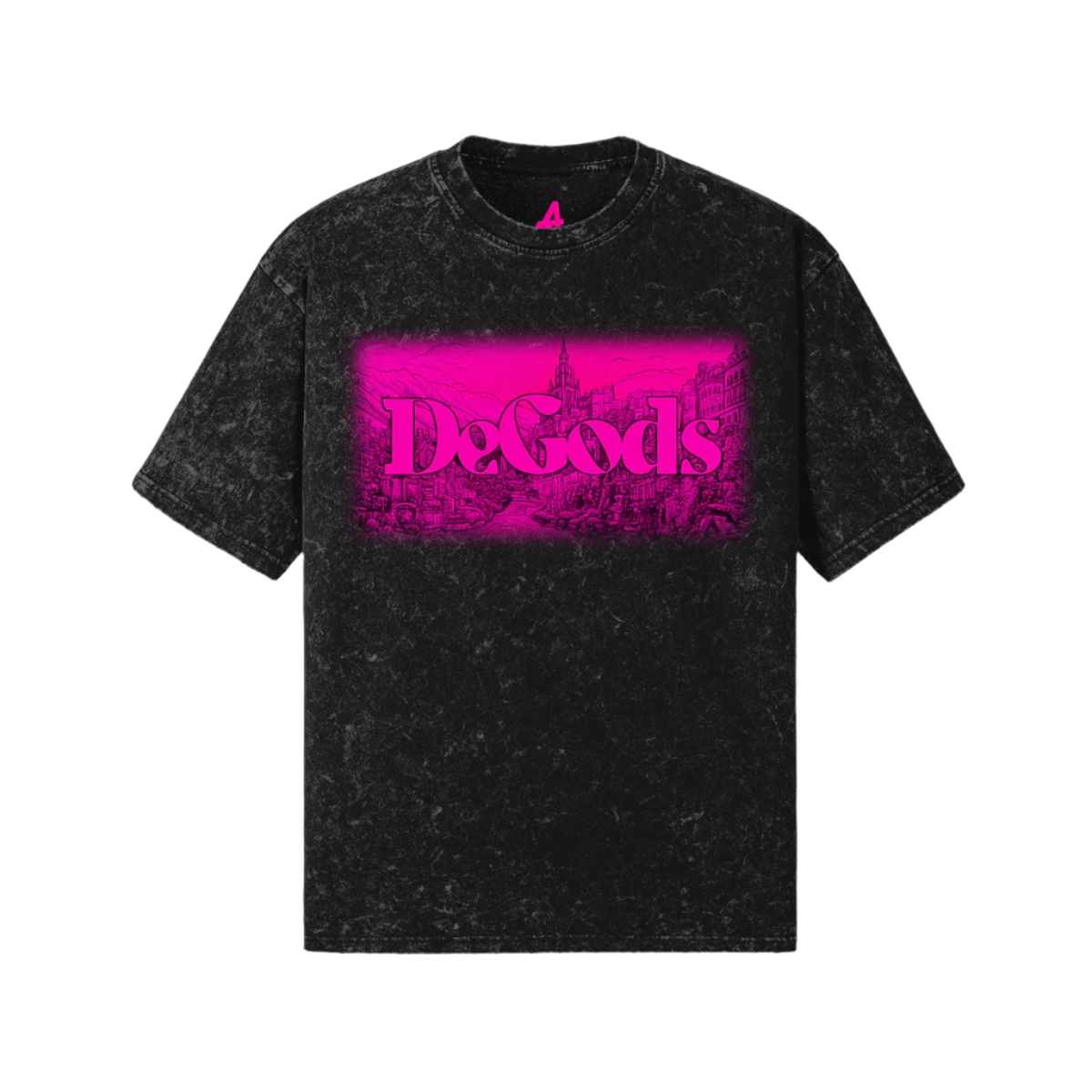 DeGods City Pink Distressed T-Shirt