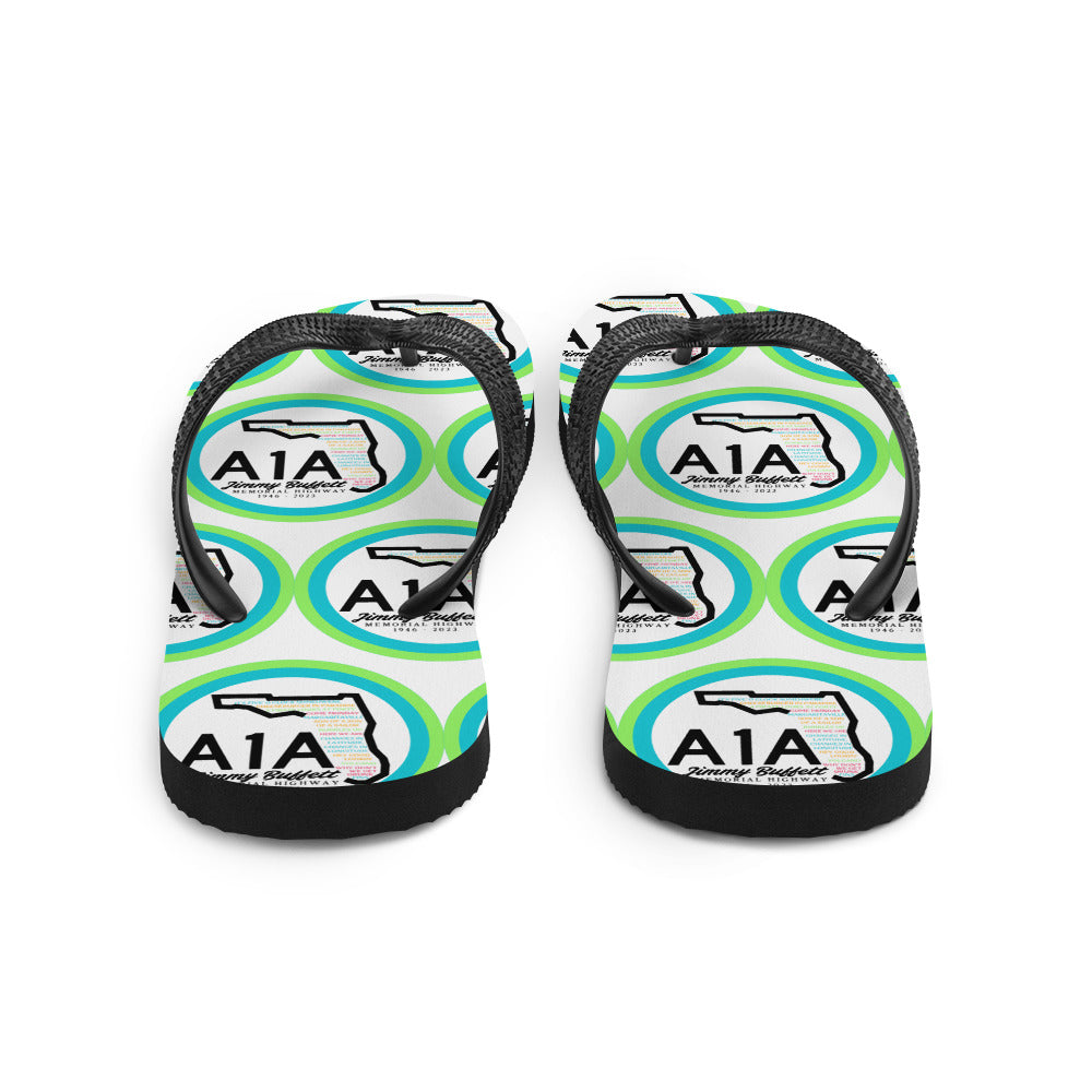 Jimmy Buffet A1A Flip Flops