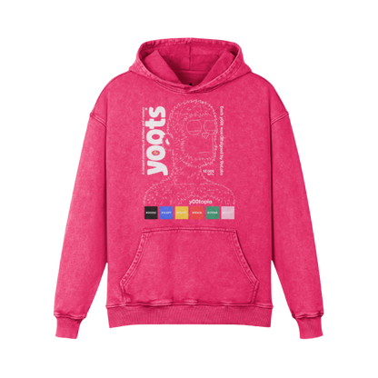 Faded y00ts Oversized Hoodie (White Lettering)