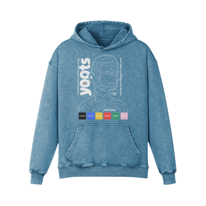 Faded y00ts Oversized Hoodie (White Lettering)