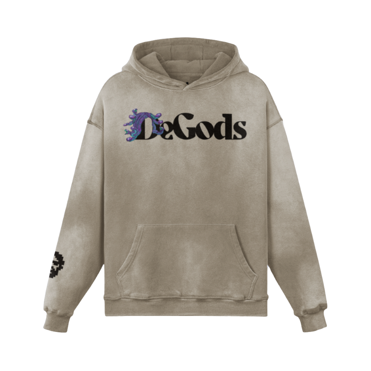 Sun Faded DeGods Medusa Hoodie