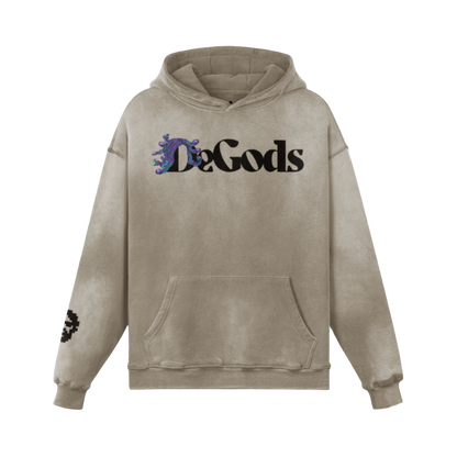 Sun Faded DeGods Medusa Hoodie