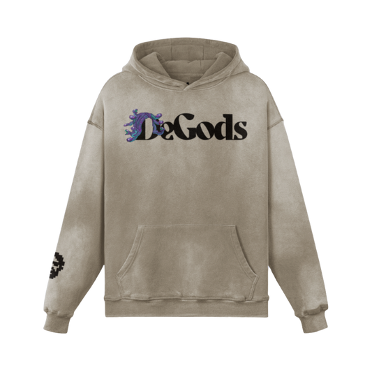 Sun Faded DeGods Medusa Hoodie